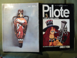 PILOTE N° 682 DE NOVEMBRE 1972. 1° PLAT DE VERN AUTEURS / BANDES / SUJETS ET PUBS TELS CARTRY / CIGARETTES 3F DE FLINT / - Pilote