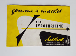Buvard Sarbach - Gomme à Macher à La Tyrothricine - Produits Pharmaceutiques