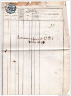 1868 ISCRIZIONE FIDEUSSORI - Fiscale Zegels