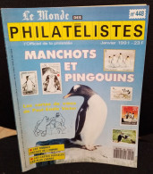 Le Monde Des Philatélistes Thématique Manchots Et Pingouins Janvier 1991 N° 448. - Francese