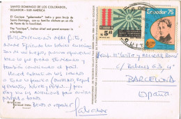 Delcampe - 53680. Postal Aerea QUITO (Ecuador) 1978. Gobernadpr Cacique Indio De Santo Domingo Y Su Familia, Animada. ETNICA - Ecuador
