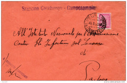 1950  LETTERA CON ANNULLO  CAMPO S. PIERO   PADOVA - Postage Due