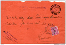 1950  LETTERA CON ANNULLO   BASTIA DI ROVOLON   PADOVA - Strafport