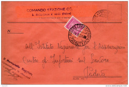 1950 LETTERA CON ANNULLO S. MARGHERITA D'ADIGE   PADOVA - Portomarken