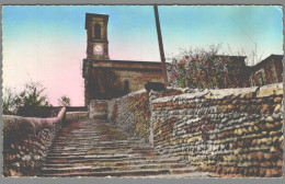 CPSM 38 - Chanas - La Montée De L'Eglise - L'ancien Bénitier - Chanas