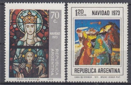 ARGENTINA 1163-1164,unused,Christmas 1973 (**) - Nuevos