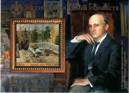 Russia 2023 . 150th Birth Anniversary Of S. Zhukovsky , Painter. S/S - Ongebruikt