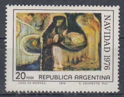 ARGENTINA 1287,unused,Christmas 1976 (**) - Ongebruikt