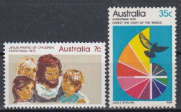 AUSTRALIA 511-512,unused,Christmas 1972 (**) - Nuovi