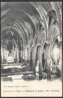 Beauport  Québec - C.P.A. Intérieur De L'Église De Beauport - Éditeur J.P. Garneau Québec - Québec - Beauport