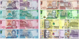 MALAWI 20 50 100 200 500 1000 2000 5000 Kwacha 2012 - 2022 P 60 - 69, W71 UNC 8 Banknotes Set - Malawi