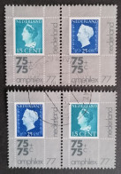 Nederland/Netherlands - Nrs. 1101 + 1102a Amphilex 1976 -  2 Setjes Van 2 (gestempeld/used) - Used Stamps