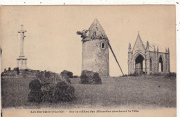 85. LES HERBIERS. LE MONT DES ALOUETTES. " SUR LA COLLINE DES ALLOUETTES DOMINANT LA VILLE " . ANNEE 1928 + TEXTE - Les Herbiers