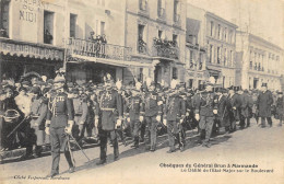 CPA  47 OBSEQUES DU GENERAL BRUN A MARMANDE  Voir Commerces : Hôtel De France... - Marmande