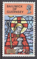 Guernsey 1973 Single Christmas Stamp In Fine Used - Guernsey