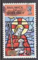 Guernsey 1973 Single Christmas Stamp In Fine Used - Guernsey