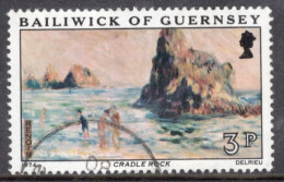 Guernsey 1974 Single Stamp Paintings Of Renoir In Fine Used - Guernsey