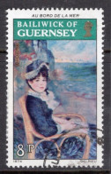 Guernsey 1974 Single Stamp Paintings Of Renoir In Fine Used - Guernsey