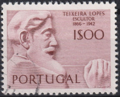 1971 Portugal ° Mi:PT 1131A, Sn:PT 1098, Yt:PT 1111, Teixeira Lopes, Portuguese Sculptors - Used Stamps