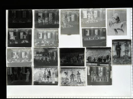 Lot De 20 Photos Anciens Négatifs Sur Verre BLAISON-GOHIER Fêtes Scolaires 1931 (Archives Instituteur Georges FAVREAU) - Plaatsen