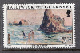 Guernsey 1974 Single Stamp Paintings Of Renoir In Fine Used - Guernsey