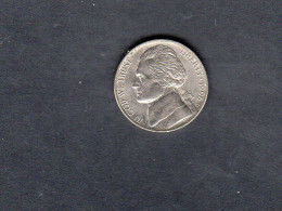 USA - Pièce 5 Cents "Jefferson Nickel"  1996D SUP/XF  KM.192 - 1938-…: Jefferson