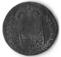 Carolus II - 1 Liard- 1700 (Flanders) -Cu - Cat KM #  81 -  VF/VVF - Pays Bas Espagnols
