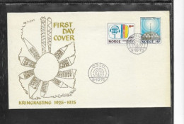 995) Norvegia Norge Busta FDC Kringkasting Radio 1925 - 1975 - FDC