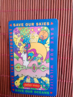 Prepaidcard Save Our Skies Mint 2 Photos  Rare - Autres & Non Classés