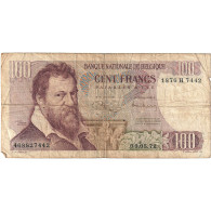 Belgique, 100 Francs, 1972-05-09, KM:134b, B - 100 Franchi