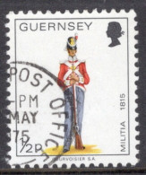 Guernsey 1974 Single Stamp Military Uniforms In Fine Used - Guernsey