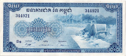 CAMBODGE - 100 Riels 1956-1972 UNC - Cambodia