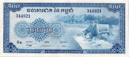 CAMBODGE - 100 Riels 1956-1972 UNC - Cambogia