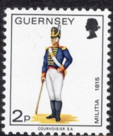 Guernsey 1974 Single Stamp Military Uniforms In Unmounted Mint - Guernsey