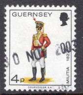 Guernsey 1974 Single Stamp Military Uniforms In Fine Used - Guernsey