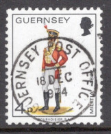 Guernsey 1974 Single Stamp Military Uniforms In Fine Used - Guernsey