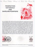 - Document Premier Jour LA FÉDÉRATION NATIONALE DES SAPEURS-POMPIERS - REIMS 18.9.1982 - - Sapeurs-Pompiers
