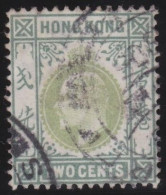 Hong Kong        .   SG    .   63    .   Wmk  Crown  CA      .    O      .   Cancelled - Usados