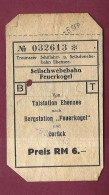 180124A - AUTRICHE EBENSEE Billet N°032613 Von Tastation Ebensee Nach Bergstation Feuerkogel - Bateau Téléphérique RM 6. - Gmunden