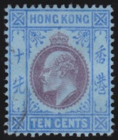 Hong Kong        .   SG    .   67    .   Wmk  Crown  CA      .    O      .   Cancelled - Oblitérés