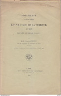 C1 REVOLUTION Documents VICTIMES DE LA TERREUR A LYON PORTANT LE NOM DE VINCENT 1909 - Rhône-Alpes
