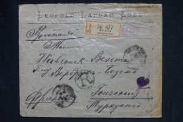 RUSSIE  - Enveloppe En Recommandé De Łódź Pour La France - L 149725 - Covers & Documents