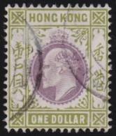 Hong Kong        .   SG    .   72    .   Wmk  Crown  CA      .    O      .   Cancelled - Gebraucht