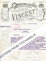 Lettre Illustrée 1935 LIEGE - VINCENT - Fabricant Bandagiste, Orthopédiste - Instruments De Chirurgie, Béquilles - Altri & Non Classificati