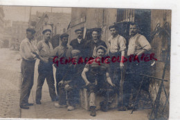 93- AULNAY SOUS BOIS - AU JARDIN PERDU LILLOIS - ATELIER FORGERON  FORGE - RARE CARTE PHOTO - Aulnay Sous Bois