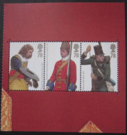 2007 ~ 3 X '78p' VALUE STAMP PANE No. '2777b' ~ Ex-BRITISH ARMY UNIFORMS PSB. NHM #02179 - Unused Stamps