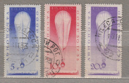 RUSSIA 1933 Stratosphere Record Complete Set Used(o) VF Mi 453-455 Look Scans #Ru173 - Usados