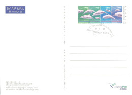 HONGKONG - POSTCARD WWF FDC 1999 - DOLPHIN  /4367 - Enteros Postales