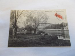 MONETEAU ( 89 Yonne ) LE NOUVEAU PONT  BARQUE - Moneteau