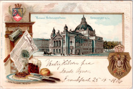 Frankfurt A. Main , Neues Schauspielhaus (Prägekarte) (Stempel 1906) - Frankfurt A. Main